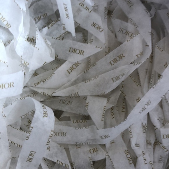 DIOR • BOX & RIBBON GIFT SET • GRANVILLE WHITE & GOLD FLORAL - Picture 12 of 16